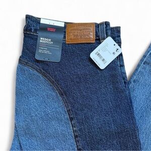 Levi's x Free People Dual Blue Straight Leg Jeans